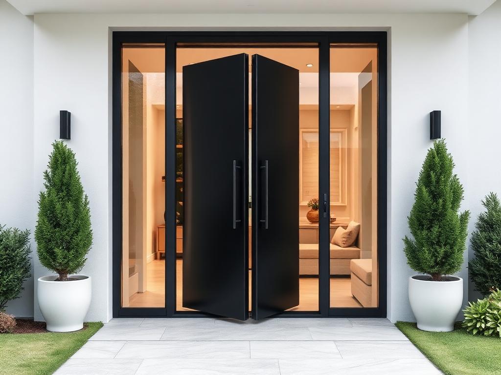 Portas em Alumínio — Linha Premium